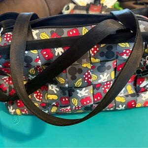 Harveys Disney Satchel - Black, Red, Yellow